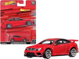 2012 Mercedes Benz C63 AMG Coupe Black Series Red &quot;Deutschland Design&quot; Series D - £14.60 GBP