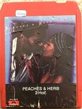 Peaches &amp; Herb 2 Hot! 8 Track Tape [Audio Cassette] - £5.52 GBP