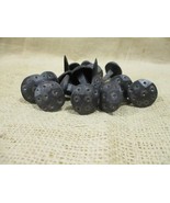 50 DECORATIVE NAILS CLAVOS HAND IN FIRE FORGED METAL 1&quot; HEAD 1 1/2&quot; LONG... - $64.90