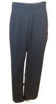 MSK Black Formal Dress Pants, Skirted Front, Women&#39;s Size M - $18.99
