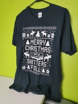 Merry Christmas Shitters Full T-Shirt Christmas Vacation Gildan Tee - $18.26