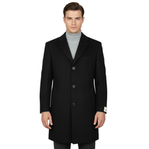 Men's CASILA Turkey Top Winter Coat Wool, Cashmere Blend 403140-13 Black image 8