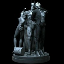 1/6 340mm 3D Print Superhero Model Kit Batman and Joker &amp; Harley Unpainted - £218.30 GBP