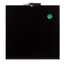 U Brands Square Frameless Magnetic Chalk Board, 14 x 14 Inches, Black (468U00-04 - £17.57 GBP