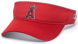 Los Angeles Angels MLB OC Sports Red Golf Sun Visor Hat Cap Adult Men Ad... - £13.36 GBP