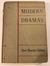Modern Dramas New Shrter Edition By Harlan Hatcher Hc 1948 - £4.92 GBP