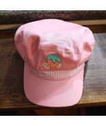 Pink Strawberry Cadet Cap Adjustable Hat Military Style - $230.94 MXN