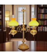 Art Nouveau Bibliotheksleuchte Table Lamp Brass Lamp Double Kontorleucht... - $7,733.90 MXN