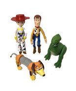 Disney Pixar Toy Story Lot 9&quot; Sheriff Woody, Jesse, Slinky Dog, T-Rex To... - $63.08 CAD