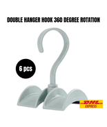 Hanger Hook 360 Degree Rotation–Multipurpose Double Clothes &amp; Bag Hanger... - $25.99