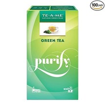 TE-A-ME Purify Green Tea, 100 Tea Bags | Green tea bags 100 pcs - £17.82 GBP