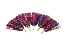 Almost Alive Lures Red/Blue Mylar Flash Big Game Trolling Lures 5 Pack - $29.95