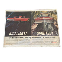 Vintage 1958 Mercury Automobiles Print Magazine Ad with Ed Sullivan - £12.91 GBP