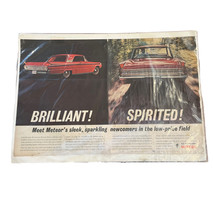 Vintage 1958 Mercury Automobiles Print Magazine Ad with Ed Sullivan - £13.17 GBP