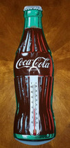 VINTAGE  Coca Cola  Bottle Embossed Taylor  Gas Station Thermometer Sign  - £94.35 GBP