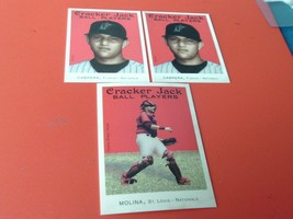 2004 Topps MOLINA/CABRERA Mini + Mini Parallel Sticker Mint Cracker Jack - £346.74 GBP