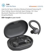 JLab Go Air Sport True Wireless Bluetooth Earbuds with Charging Case - B... - €21,31 EUR JLab Go Air Sport True Wireless Bluetooth Earbuds with Charging Case - B... - €21,31 EUR