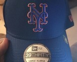 New Era Men&#39;s New York Mets Batting Practice Blue 39Thirty Stretch Fit H... - $27.10