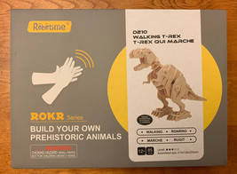 Genuine ROBOTIME Walking T-Rex 3D Wooden Dinosaur STEM Sound Control Robot Toy - £23.97 GBP