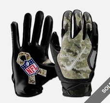 Nike Vapor Jet 6.0 Salute to Service Football Receiver Gloves Camo Men’s... - $466.91 MXN