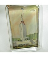 1933-1934 Chicago Worlds Fair Souvenir Glass Paperweight Hall of Science... - £39.32 GBP