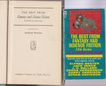 Best From Fantasy &amp; Science Fiction 3 books vintage hardbacks &amp; paperback  - $20.00