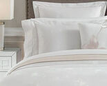 Sferra Kara Blush King Duvet Set 3PC Embossed Lilies Sateen Jacquard Ita... - $380.00