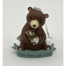 Hallmark Christmas Ornament &quot;Papa Bear Est 2023&quot; New Papa Dad Baby Gift - £10.29 GBP