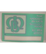 THE MOODY BLUES - VINTAGE ORIGINAL CLOTH CONCERT TOUR BACKSTAGE PASS - $10.00