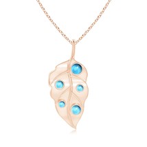 Authenticity Guarantee

ANGARA 2.52 Ct Swiss Blue Topaz Dew Drop Leaf Pendant... - $829.00