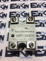 Tyco Electronics SSRT-240D10 Relay Input 10Amp 24-280VAC Output 2Amp 3-3... - £16.32 GBP