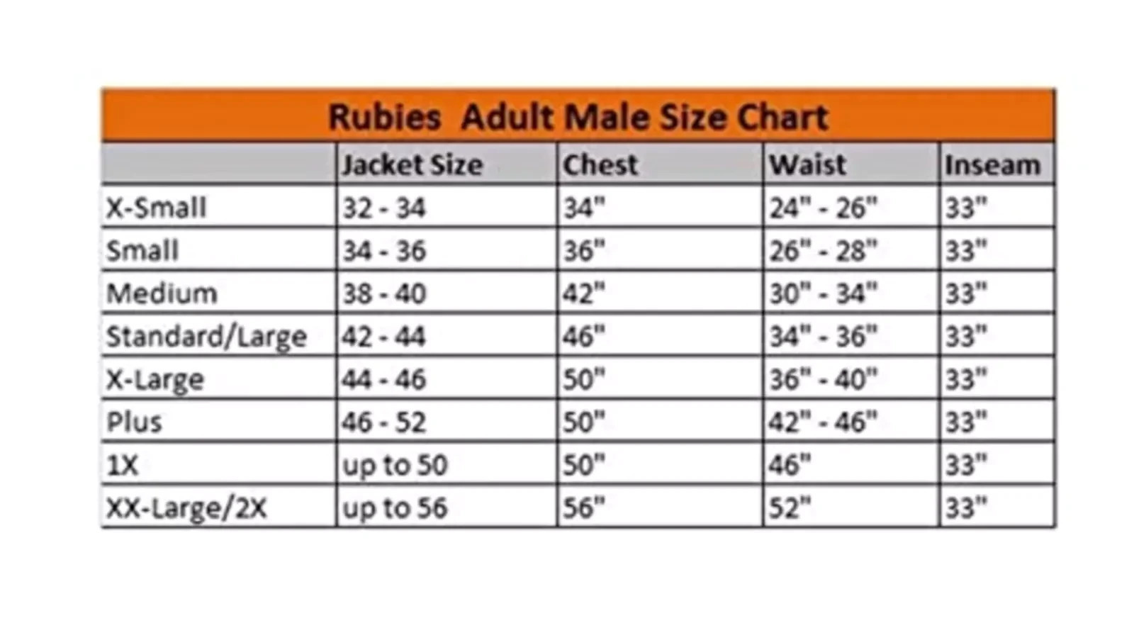 RUBIE'S THE FLINTSTONES BARNEY RUBBLE MEN'S COSTUME X- LARGE (FITS 44-46) 15744 Item image 4