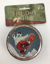 Vintage COKE 2001 COCA-COLA Polar Bears Ornament Tin Trinket Box Tin B - £7.59 GBP