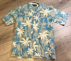 The Sundays Sportswear Floral Pattern Button Down Short Sleeve Shirt Size L - $13.78