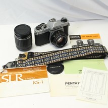  Pentax K1000 Film Camera 50mm f2 Lens Takumar 135mm f2.5 Manual Case Strap  - £308.46 GBP