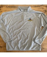 Indianapolis Motor Speedway 1/4 Zip Pullover Men’s L Gray Fleece Racing ... - $351.85 MXN