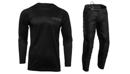 New Thor MX Black Sector Minimal Dirt Bike Riding Youth Kids Gear Jersey + Pants - £53.47 GBP