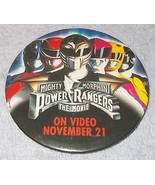 Mighty Morphin power Rangers the Movie Promotional Pin Back 3 inch - $151.10 MXN
