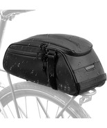 Wotow Bike Reflective Rear Rack Bag, Waterproof Bicycle Saddle Panniers, 8L - £35.35 GBP