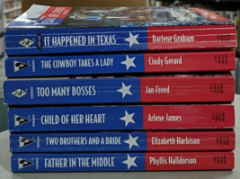 Graham/Gerard/Freed/James/Harbison/Halldorson Greatest Texas Love Stories of  X6 - £13.37 GBP