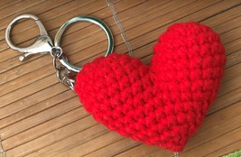1pc Handmade Love Heart Key Chain,Key Ring,Best Friends Key chain,Birthday Gifts - £4.31 GBP