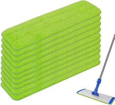 10 Packs Replacement Microfiber Cleaning Pads Spray Mop Heads Flat Mop P... - £30.50 GBP