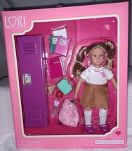 Lori by Our Generation Alina&#39;s 6&quot; Doll School Locker Set New - £16.49 GBP