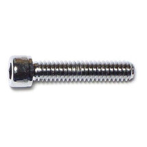 1/4&quot;-20 x 1-1/4&quot; Chrome Grade 8 Knurled Socket Cap Screws (10 pcs.) - £16.67 GBP