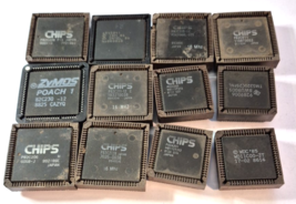VINTAGE INTEGRATED CIRCUIT LOT ZYMOS CHIPS TI / VINTAGE IC LOT - £10.74 GBP