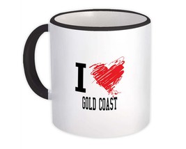 I Love Gold Coast : Gift Mug Australia Tropical Beach Travel Souvenir - £12.70 GBP