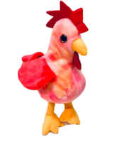 Ty Beanie Baby Vintage 1996 Strut The Rooster Plush Toy With 5 Errors NWT - $246.52 MXN