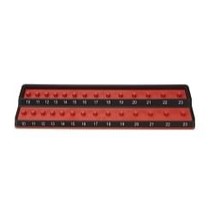 Mechanic's Time Savers 1/2" Metric Peg Socket Holder - Red - $1,404.82 MXN