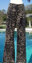 Cache Animal Velvet Cord Stretch Pant New Sz XS/S  $178 NWT Texture Blac... - $71.20