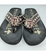 Gypsy Soule Texas A&amp;M Flip Flop Sandals Sz 7 VERY USED CONDITION - £14.71 GBP